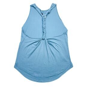 Victoria's Secret PINK Blue Braided Back Halter Tank - Size Medium